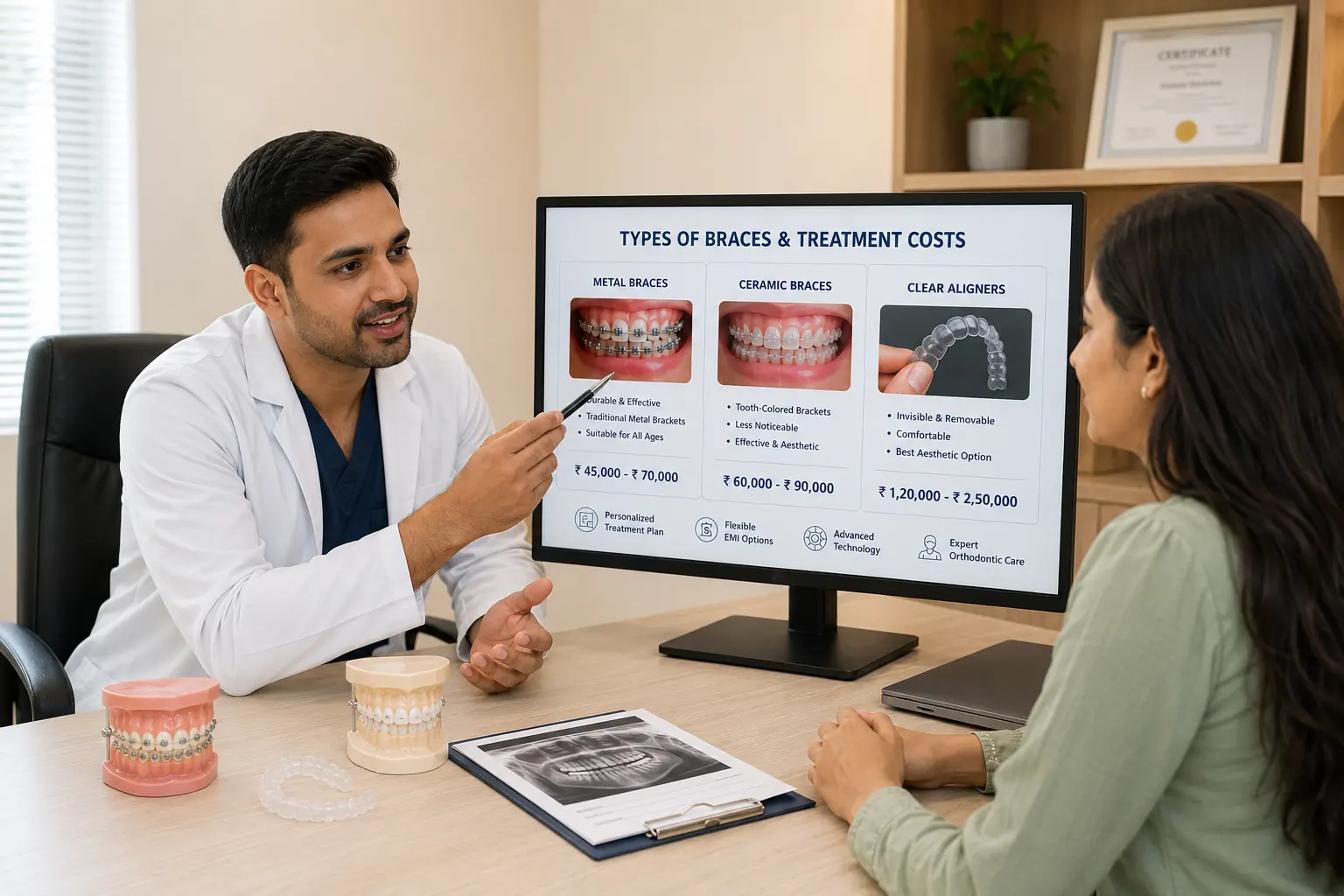 How much do teeth braces cost in India — Little Bites Dental Clinic Faridabad
